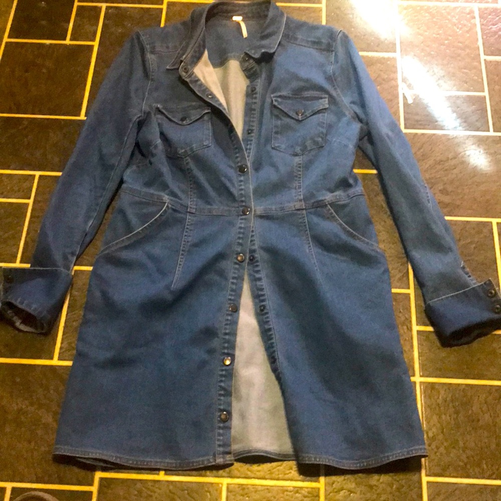Free People denim dress